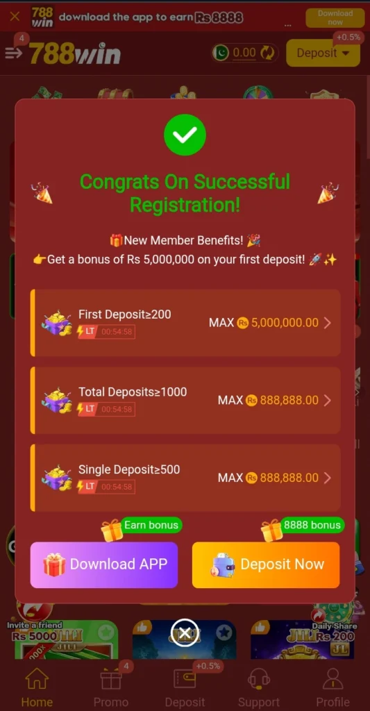 788Win registration